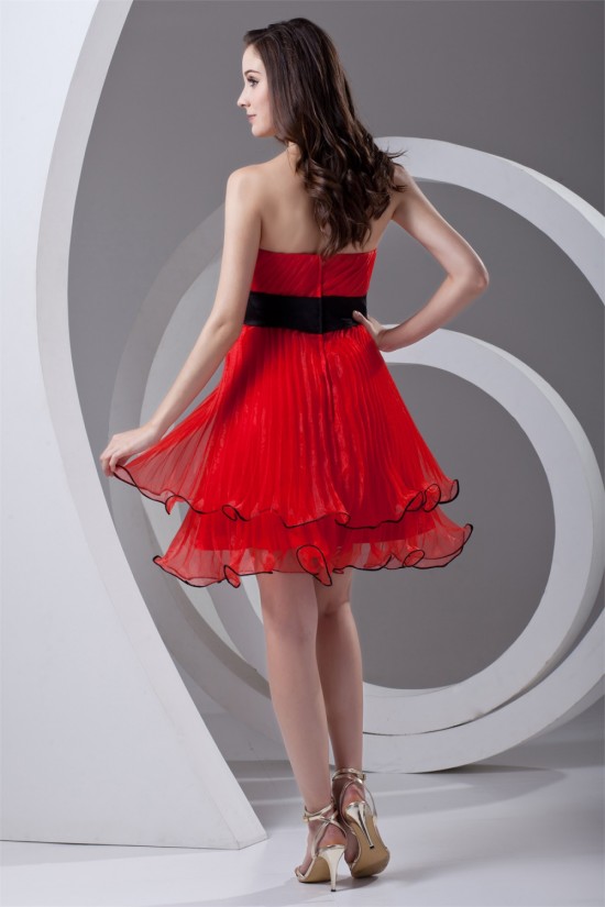 Organza Elastic Woven Satin A-Line Sleeveless Prom/Formal Evening Dresses 02021480 Organza Elastic Woven Satin A-Line Sleeveless Prom/Formal Evening Dresses 02021480