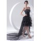 Organza Silk like Satin Sleeveless Asymmetrical Prom/Formal Evening Dresses 02021485