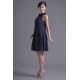 Scoop Chiffon Elastic Woven Satin Handmade Flowers Prom/Formal Evening Dresses 02021494