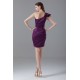 Sheath/Column Short/Mini Satin Sleeveless Prom/Formal Evening Dresses 02021499