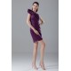 Sheath/Column Short/Mini Satin Sleeveless Prom/Formal Evening Dresses 02021499