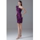 Sheath/Column Short/Mini Satin Sleeveless Prom/Formal Evening Dresses 02021499