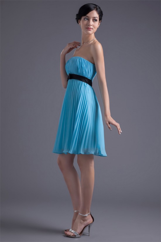Short/Mini Bow s Sleeveless Strapless Prom/Formal Evening Dresses 02021502 Short/Mini Bow s Sleeveless Strapless Prom/Formal Evening Dresses 02021502