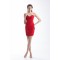 Short/Mini Sheath/Column Sleeveless Chiffon Silk like Satin Prom/Formal Evening Dresses 02021509