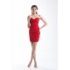 Short/Mini Sheath/Column Sleeveless Chiffon Silk like Satin Prom/Formal Evening Dresses 02021509