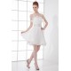 Short/Mini Sleeveless Pleats Chiffon Silk like Satin Prom/Formal Evening Dresses 02021512