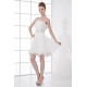 Short/Mini Sleeveless Pleats Chiffon Silk like Satin Prom/Formal Evening Dresses 02021512