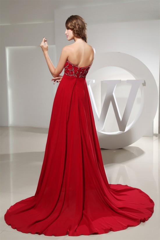A-Line Empire Beaded Long Red Chiffon Prom/Formal Evening Maternity Dresses 02020159 A-Line Empire Beaded Long Red Chiffon Prom/Formal Evening Maternity Dresses 02020159