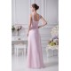 A-Line Floor-Length Sleeveless Long Pink Prom Evening Bridesmaid Dresses 02020173 A-Line Floor-Length Sleeveless Long Pink Prom Evening Bridesmaid Dresses 02020173