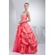 Ball Gown Floor-Length Ruffles Taffeta Organza Prom/Formal Evening Dresses 02020177