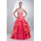 Ball Gown Floor-Length Ruffles Taffeta Organza Prom/Formal Evening Dresses 02020177