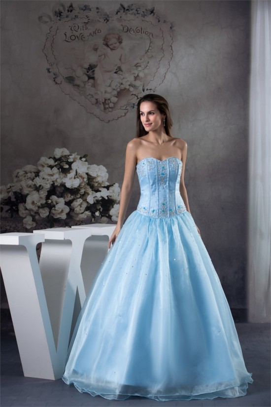 Ball Gown Floor-Length Beading Sweetheart Blue Prom/Formal Evening Dresses 02020179 Ball Gown Floor-Length Beading Sweetheart Blue Prom/Formal Evening Dresses 02020179