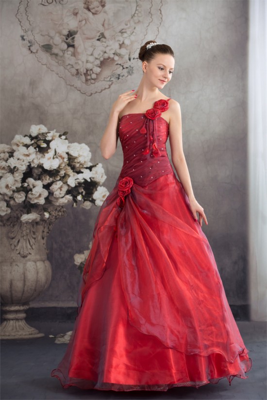 Ball Gown Floor-Length One-Shoulder Beading Prom/Formal Evening Dresses 02020189 Ball Gown Floor-Length One-Shoulder Beading Prom/Formal Evening Dresses 02020189