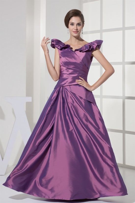 Floor-Length Satin Taffeta Sleeveless A-Line Prom/Formal Evening Dresses 02020192 Floor-Length Satin Taffeta Sleeveless A-Line Prom/Formal Evening Dresses 02020192