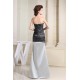 Floor-Length Satin Tulle Sleeveless Mermaid/Trumpet Black White Prom/Formal Evening Dresses 02020193 Floor-Length Satin Tulle Sleeveless Mermaid/Trumpet Black White Prom/Formal Evening Dresses 02020193