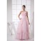 Floor-Length Sleeveless Ruffles Long Pink Prom/Formal Evening Dresses 02020196