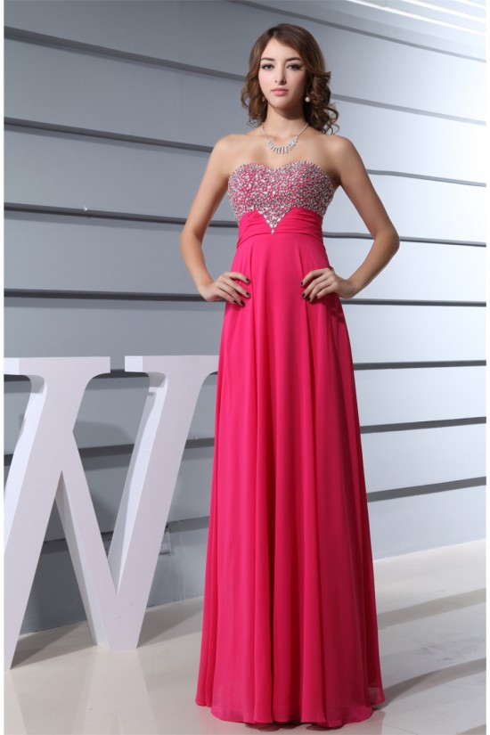Floor-Length Sweetheart A-Line Beading Chiffon Prom/Formal Evening Dresses 02020198 Floor-Length Sweetheart A-Line Beading Chiffon Prom/Formal Evening Dresses 02020198