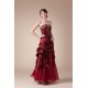 Handmade Flowers Square Taffeta Organza Prom/Formal Evening Dresses 02020208