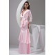 Long Sleeves Floor-Length A-Line Beading Long Pink Prom/Formal Evening Dresses 02020216