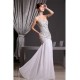 Mermaid/Trumpet Beading Chiffon Long White Prom/Formal Evening Dresses 02020217