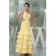 Trumpet/Mermaid One-Shoulder Beading Chiffon Long Yellow Prom/Formal Evening Dresses 02020229 Trumpet/Mermaid One-Shoulder Beading Chiffon Long Yellow Prom/Formal Evening Dresses 02020229