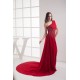A-Line One-Shoulder Sleeveless Beading Long Red Prom/Formal Evening Dresses 02020236 A-Line One-Shoulder Sleeveless Beading Long Red Prom/Formal Evening Dresses 02020236