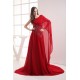 A-Line One-Shoulder Sleeveless Beading Long Red Prom/Formal Evening Dresses 02020236 A-Line One-Shoulder Sleeveless Beading Long Red Prom/Formal Evening Dresses 02020236