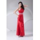 One-Shoulder Taffeta Floor-Length Sheath/Column Long Red Prom/Formal Evening Dresses 02020238 One-Shoulder Taffeta Floor-Length Sheath/Column Long Red Prom/Formal Evening Dresses 02020238
