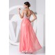 A-Line Straps Sleeveless Beaded Long Pink Prom/Formal Evening Dresses 02020241 A-Line Straps Sleeveless Beaded Long Pink Prom/Formal Evening Dresses 02020241