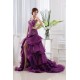 Puddle Train Beading A-Line Straps Satin Prom/Formal Evening Dresses 02020245 Puddle Train Beading A-Line Straps Satin Prom/Formal Evening Dresses 02020245