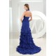 Puddle Train Sleeveless A-Line Chiffon Long Blue Prom/Formal Evening Dresses 02020248 Puddle Train Sleeveless A-Line Chiffon Long Blue Prom/Formal Evening Dresses 02020248