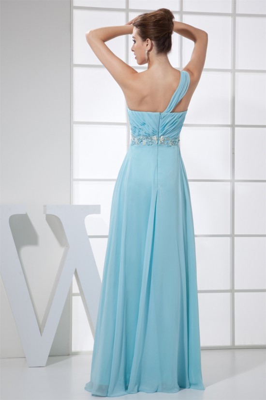 Empire Chiffon One-Shoulder Long Evening Formal Bridesmaid Maternity Dresses 02020250 Empire Chiffon One-Shoulder Long Evening Formal Bridesmaid Maternity Dresses 02020250