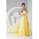 A-Line Ruffles Chiffon Long Yellow Prom/Formal Evening Dresses 02020259 A-Line Ruffles Chiffon Long Yellow Prom/Formal Evening Dresses 02020259