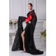 Long Black V-Neck Bows Prom/Formal Evening Dresses 02020276 Long Black V-Neck Bows Prom/Formal Evening Dresses 02020276