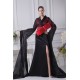 Long Black V-Neck Bows Prom/Formal Evening Dresses 02020276 Long Black V-Neck Bows Prom/Formal Evening Dresses 02020276