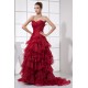 Organza Sleeveless Ruffles Long Red Prom/Formal Evening Dresses 02020277 Organza Sleeveless Ruffles Long Red Prom/Formal Evening Dresses 02020277