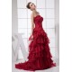 Organza Sleeveless Ruffles Long Red Prom/Formal Evening Dresses 02020277 Organza Sleeveless Ruffles Long Red Prom/Formal Evening Dresses 02020277