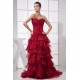 Organza Sleeveless Ruffles Long Red Prom/Formal Evening Dresses 02020277 Organza Sleeveless Ruffles Long Red Prom/Formal Evening Dresses 02020277