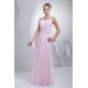Scoop Floor-Length Ruffles Chiffon Long Pink Sequined Material Prom/Formal Evening Dresses 02020283 Scoop Floor-Length Ruffles Chiffon Long Pink Sequined Material Prom/Formal Evening Dresses 02020283