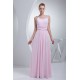 Scoop Floor-Length Ruffles Chiffon Long Pink Sequined Material Prom/Formal Evening Dresses 02020283 Scoop Floor-Length Ruffles Chiffon Long Pink Sequined Material Prom/Formal Evening Dresses 02020283