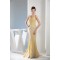 Trumpet/Mermaid Halter Sleeveless Brush Sweep Train Long Prom/Formal Evening Dresses 02020285