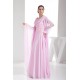 Sheath/Column Floor-Length Long Pink Chiffon Prom/Formal Evening Dresses 02020294