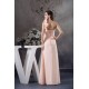 Sheath/Column Handmade Flowers Chiffon One-Shoulder Long Prom/Formal Evening Bridesmaid Dresses 02020297 Sheath/Column Handmade Flowers Chiffon One-Shoulder Long Prom/Formal Evening Bridesmaid Dresses 02020297