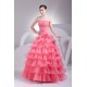 Ball Gown Organza Floor-Length Prom/Formal Evening Dresses 02020301