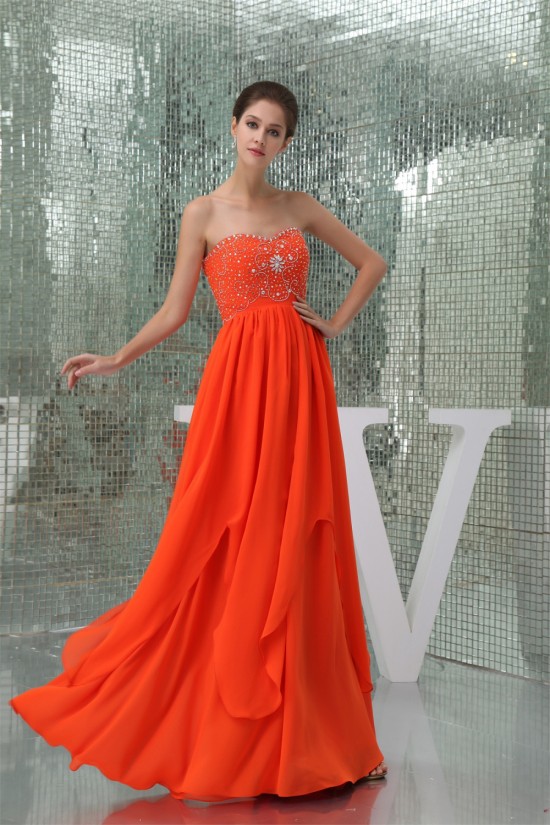 Beading A-Line Soft Sweetheart Chiffon Prom/Formal Evening Dresses 02020306 Beading A-Line Soft Sweetheart Chiffon Prom/Formal Evening Dresses 02020306