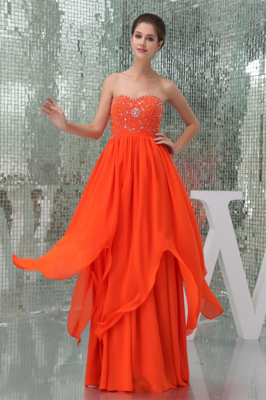Beading A-Line Soft Sweetheart Chiffon Prom/Formal Evening Dresses 02020306 Beading A-Line Soft Sweetheart Chiffon Prom/Formal Evening Dresses 02020306