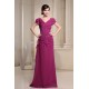 Cap Sleeve Beading Chiffon V-Neck Long Evening Formal Mother of The Bride Dresses 02020309 Cap Sleeve Beading Chiffon V-Neck Long Evening Formal Mother of The Bride Dresses 02020309