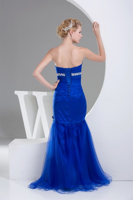 Trumpet/Mermaid Sweetheart Sleeveless Long Blue Prom/Formal Evening Dresses 02020315 Trumpet/Mermaid Sweetheart Sleeveless Long Blue Prom/Formal Evening Dresses 02020315