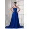 A-Line Sweetheart Long Blue Chiffon Prom/Formal Evening Dresses Maternity Dresses 02020322