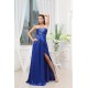 A-Line Silk like Satin Beading Long Blue Prom/Formal Evening Dresses 02020325 A-Line Silk like Satin Beading Long Blue Prom/Formal Evening Dresses 02020325